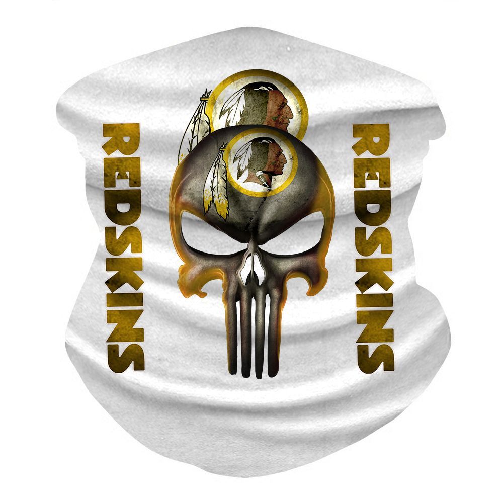WASHINGTON REDSKINS & SKULL FACE MASK BANDANAS