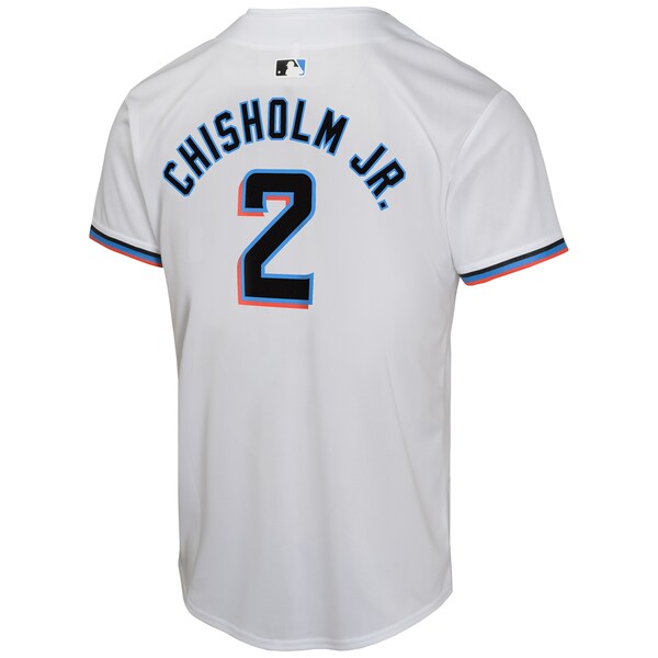 Jazz Chisholm Jr. Miami Marlins Nike Youth Home Game Player Jersey - White