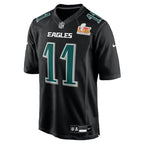A.J. Brown Philadelphia Eagles Nike Super Bowl LIX Fashion Game Player Jersey - Carbon Black