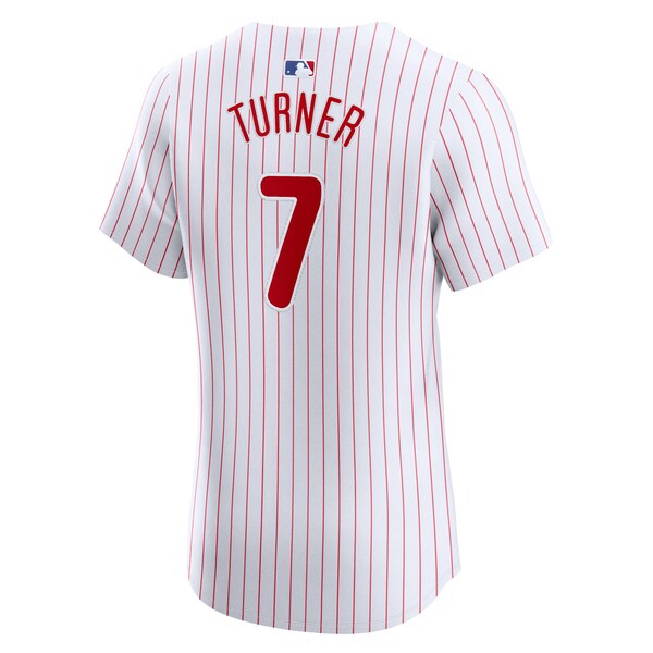 Trea Turner Philadelphia Phillies Nike Home Elite Jersey - White