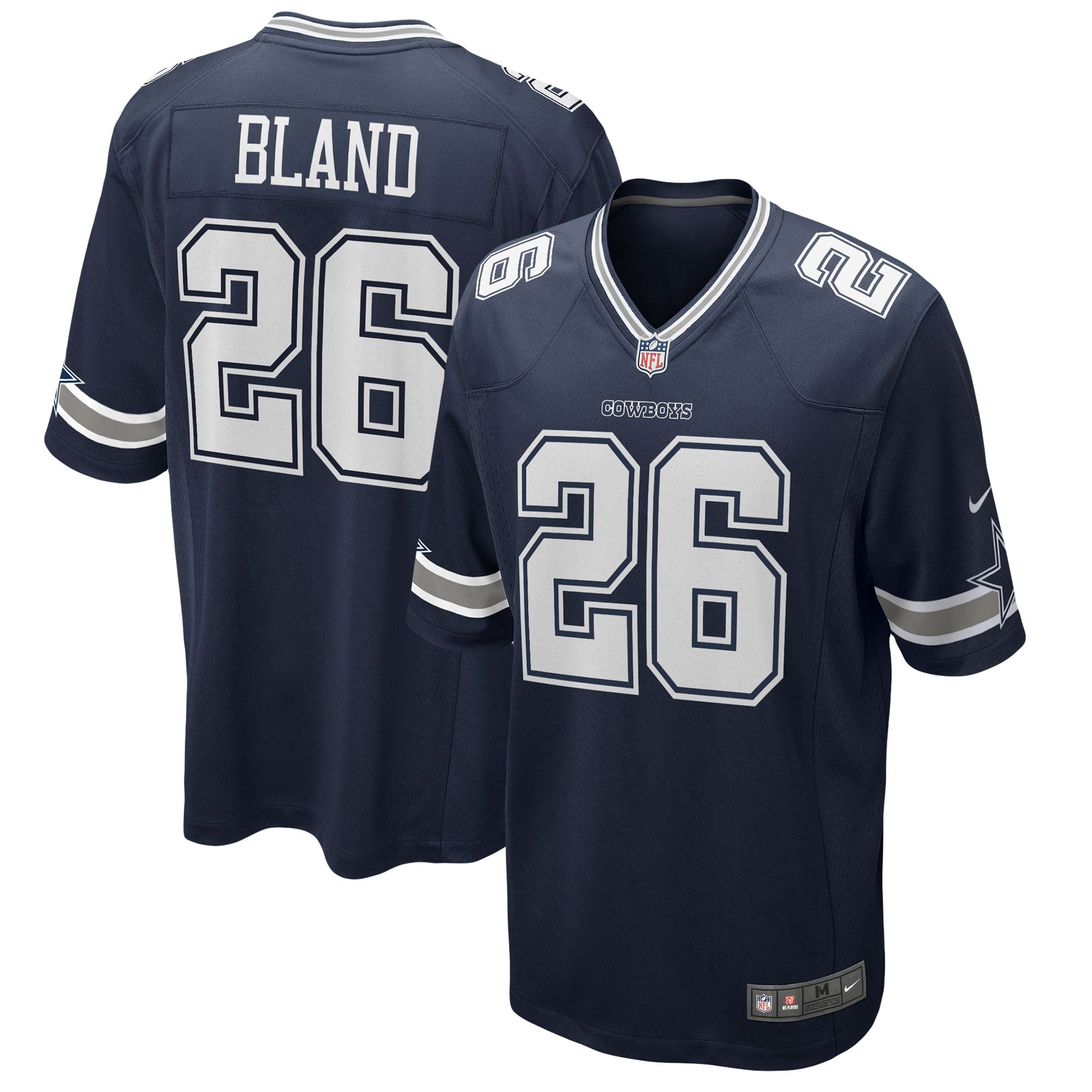 DaRon Bland Dallas Cowboys Nike Game Jersey - White/Navy