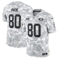 Youth Jerry Rice San Francisco 49ers Nike 2024 Salute to Service Retired Player Limited Jersey - Arctic Camo