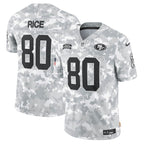 Youth Jerry Rice San Francisco 49ers Nike 2024 Salute to Service Retired Player Limited Jersey - Arctic Camo