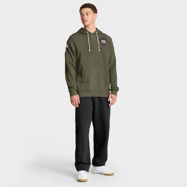 New York Giants Nike 2025 Salute to Service Sideline Standard Issue Dri-FIT Hoodie - Olive