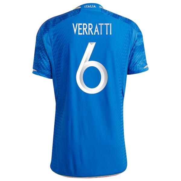 Marco Verratti Italy National Team adidas 2023 Home Authentic Player Jersey - Blue