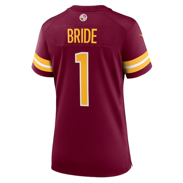 Number 1 Bride Washington Commanders Nike Women's Game Jersey - Burgundy