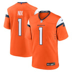 Bo Nix Denver Broncos Nike 2024 NFL Draft First Round Pick Player Game Jersey - Orange