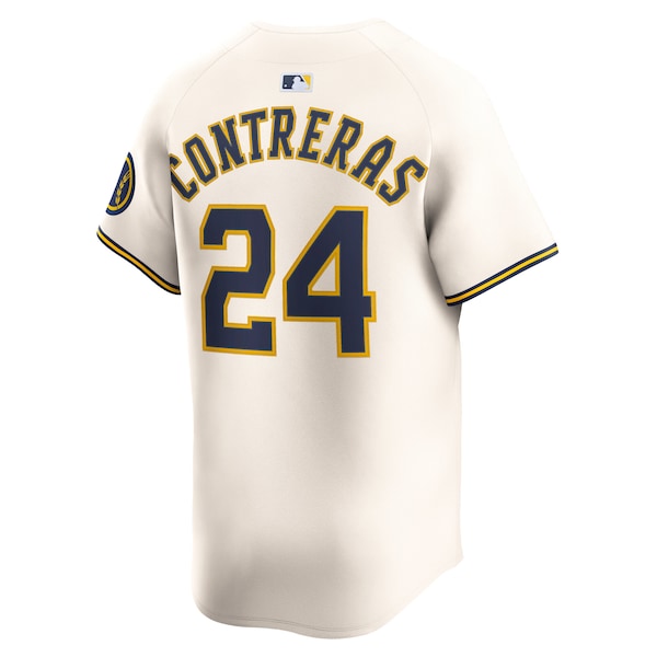 William Contreras Milwaukee Brewers Nike Alternate Limited Player Jersey - Cream