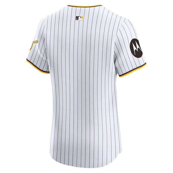 San Diego Padres Nike Home Elite Patch Jersey - White