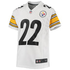 Najee Harris Pittsburgh Steelers Nike Youth Game Jersey - White/Black