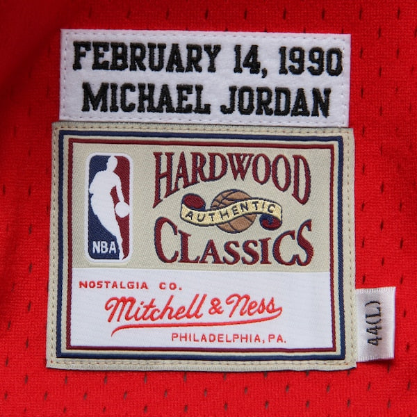 Michael Jordan Chicago Bulls 1989/90 Hardwood Classics Authentic Jersey - Red