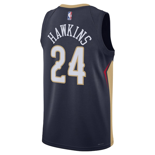 Jordan Hawkins New Orleans Pelicans Nike Unisex Swingman Jersey - Icon Edition - Navy