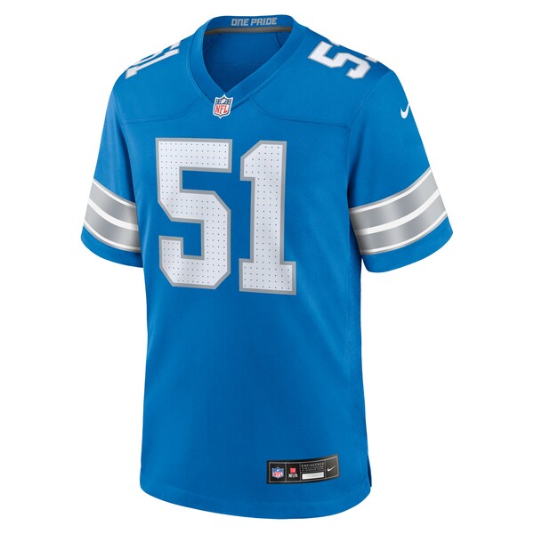 Roy Lopez Detroit Lions Nike Team Game Jersey -  Blue