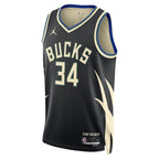 Giannis Antetokounmpo Milwaukee Bucks Jordan Brand Unisex Swingman Jersey - Statement Edition - Black