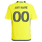 Nashville SC adidas Youth 2024 The 615 Kit Replica Custom Jersey - Yellow