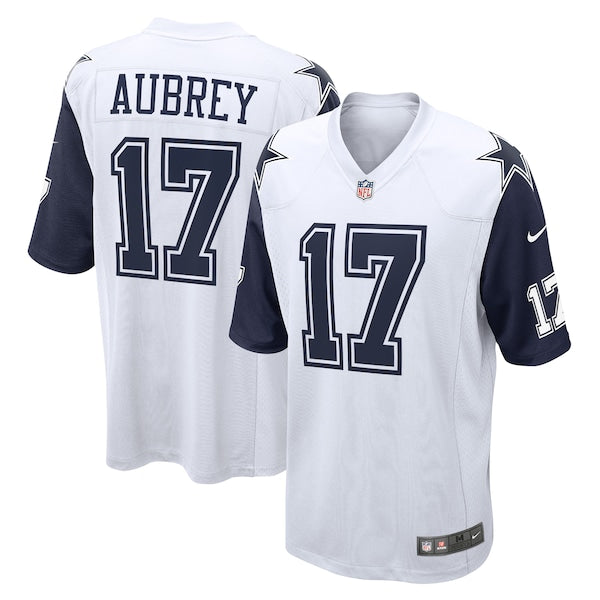 Brandon Aubrey Dallas Cowboys Nike Alternate Game Jersey - White