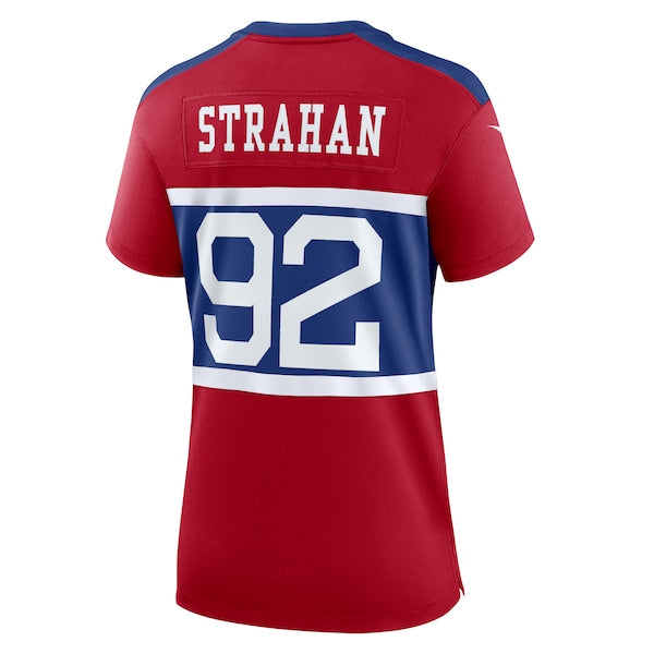 Michael Strahan New York Giants Nike Women's Alternate Retired Player Game Jersey - Century Red