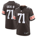 Cornelius Lucas Cleveland Browns Nike Team Game Jersey -  Brown