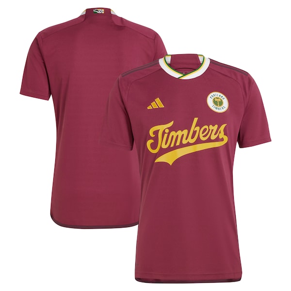 Portland Timbers adidas 2024 Archive Replica Jersey - Red