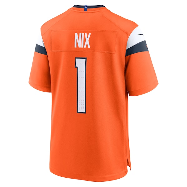 Bo Nix Denver Broncos Nike 2024 NFL Draft First Round Pick Player Game Jersey - Orange