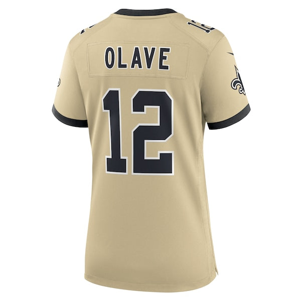 Chris Olave New Orleans Saints Nike Women's Gameday Golds Alternate Game Player Jersey - Gold