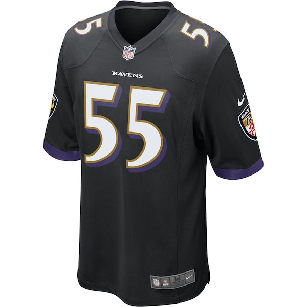 Baltimore Ravens Terrell Suggs Nike Black Alternate Game Jersey