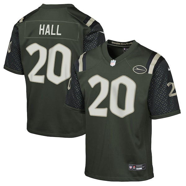 Breece Hall New York Jets Nike Youth 2025 Rivalries Collection Game Jersey - Gotham Green