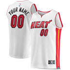 Miami Heat  Youth Fast Break Custom Replica Jersey - Association Edition - White