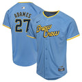 Willy Adames Milwaukee Brewers Nike Youth City Connect Limited Player Jersey - Powder Blue