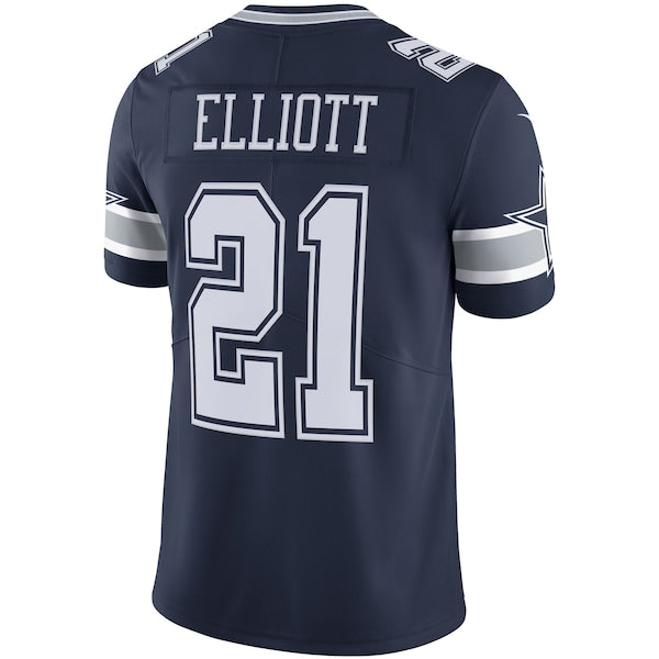 Ezekiel Elliott Dallas Cowboys Nike Vapor Limited Jersey - Navy/White