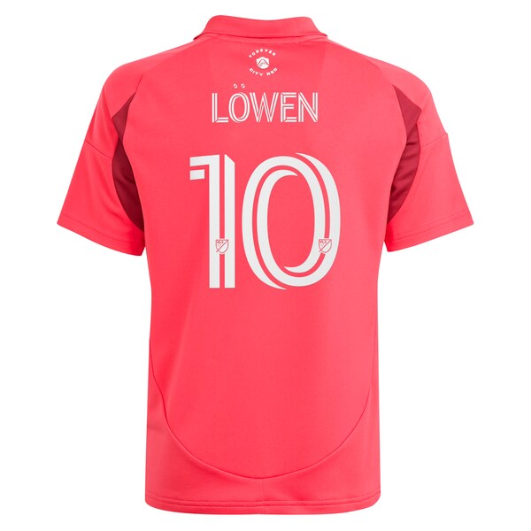 Eduard Löwen St. Louis City SC adidas Youth 2025 Forever CITY Red Replica Player Jersey - Red