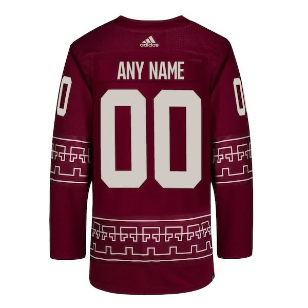 Arizona Coyotes adidas  Alternate  Primegreen Authentic Custom Jersey - Garnet