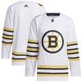 Boston Bruins adidas Away Primegreen Authentic Jersey - White