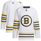 Boston Bruins adidas Away Primegreen Authentic Jersey - White