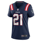 Jaylinn Hawkins New England Patriots Nike Women's  Game Jersey -  Navy