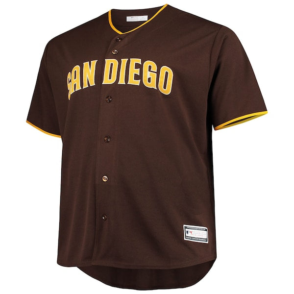 Fernando Tatis Jr. San Diego Padres Big & Tall Replica Player Jersey - Brown/Tan/White