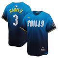 Bryce Harper Philadelphia Phillies Nike City Connect Limited Jersey - Blue