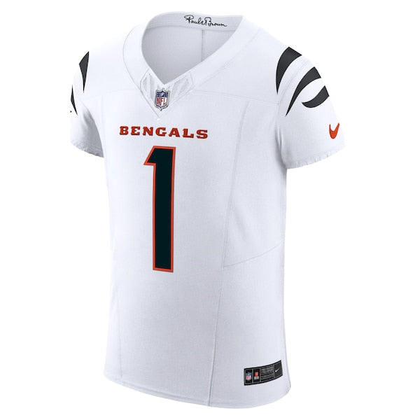Ja'Marr Chase Cincinnati Bengals Nike  Vapor F.U.S.E. Elite Jersey - White