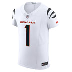 Ja'Marr Chase Cincinnati Bengals Nike  Vapor F.U.S.E. Elite Jersey - White