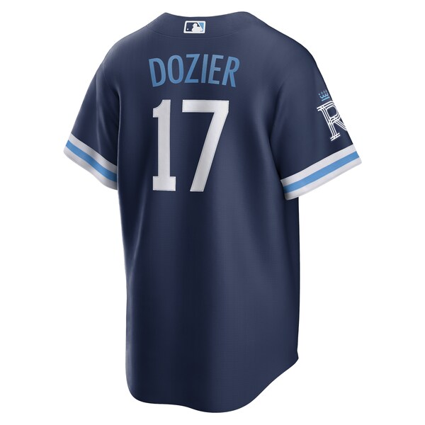 Hunter Dozier Kansas City Royals Nike City Connect Replica Player Jersey - Navy