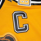 Ray Bourque Boston Bruins  1996/97 Captain Patch Blue Line Player Jersey - Gold