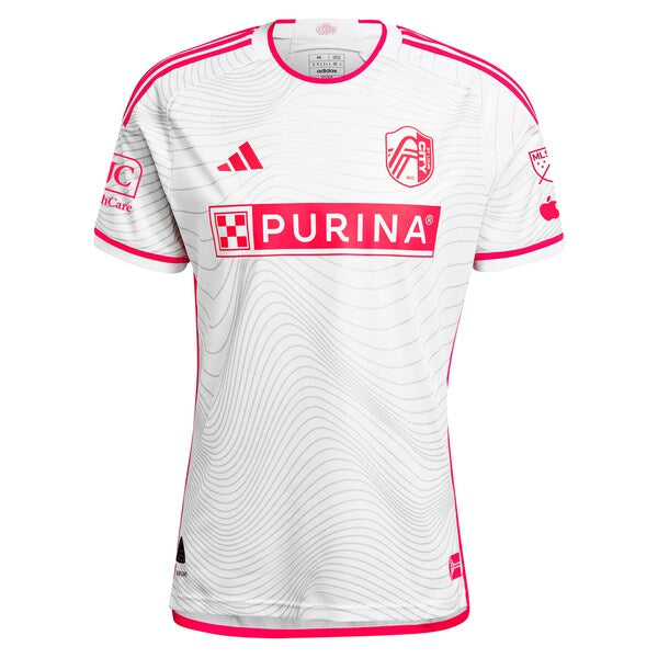 Marcel Hartel St. Louis City SC adidas 2024 The Confluence Kit Authentic Player Jersey - White