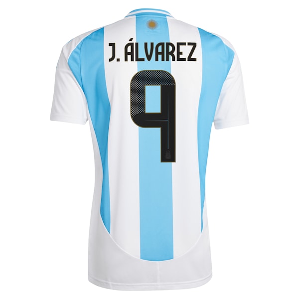 Julián Álvarez Argentina National Team adidas 2024 Home Replica Jersey - White