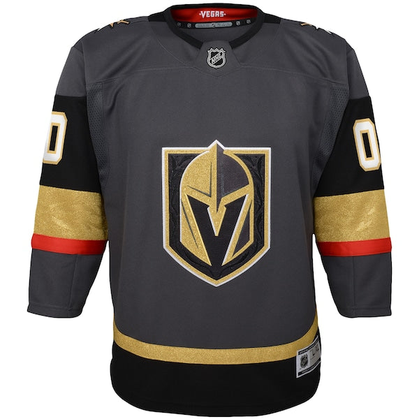 Vegas Golden Knights Youth Alternate Premier Custom Jersey - Gray