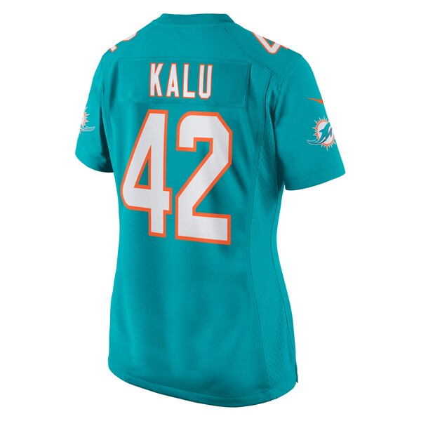 Joshua Kalu Miami Dolphins Nike Women's Team Game Jersey -  Aqua