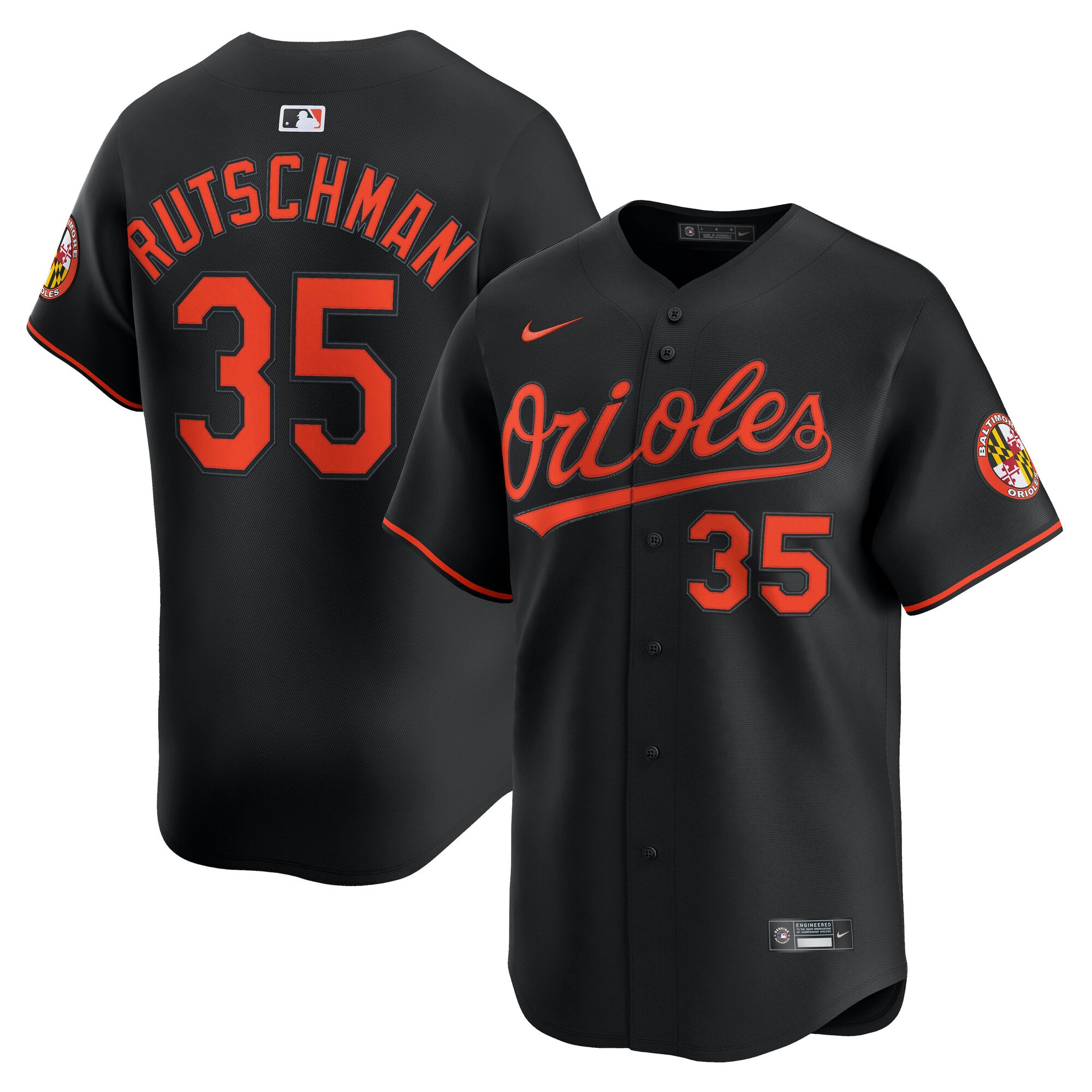 Adley Rutschman Baltimore Orioles Nike Home Limited Player Jersey - White/Black