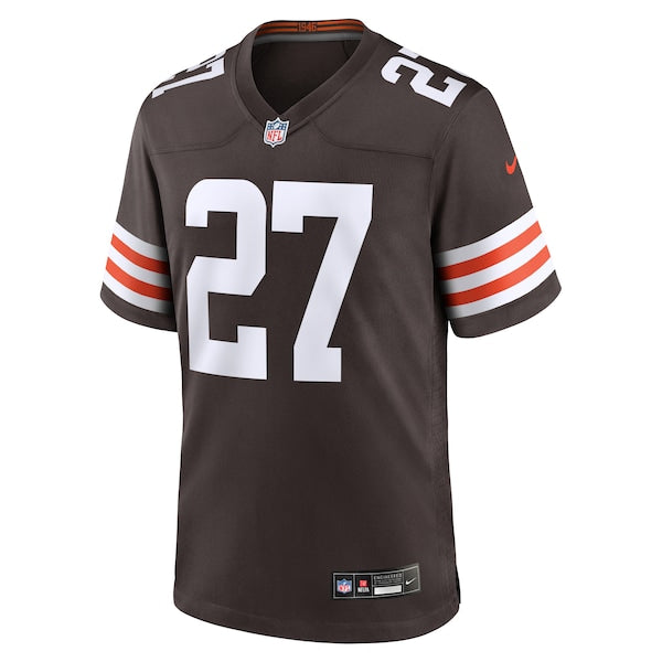 D'Onta Foreman Cleveland Browns Nike Team Game Jersey -  Brown