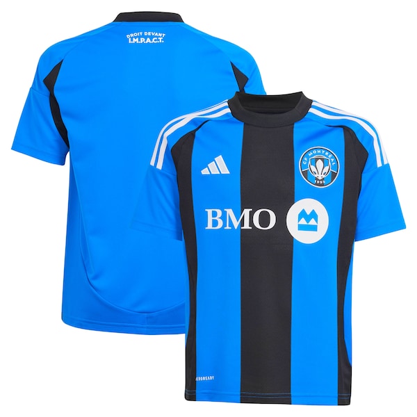 CF Montreal adidas Youth 2025 Montréal Original Replica Jersey - Blue