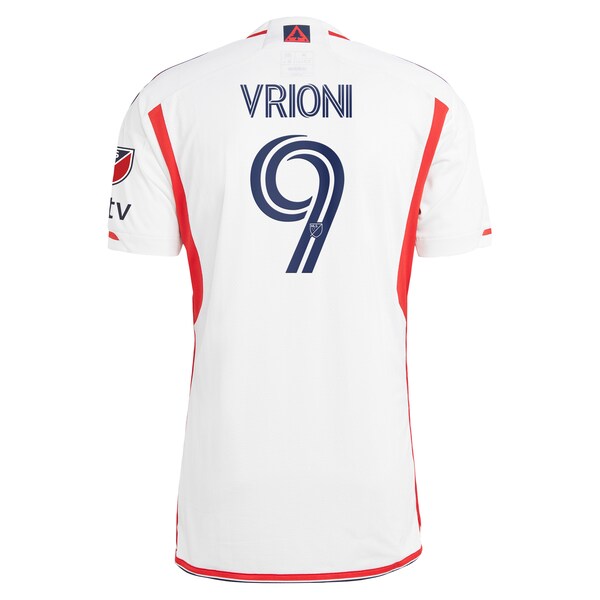 Giacomo Vrioni New England Revolution adidas 2024 Defiance Authentic Jersey - White