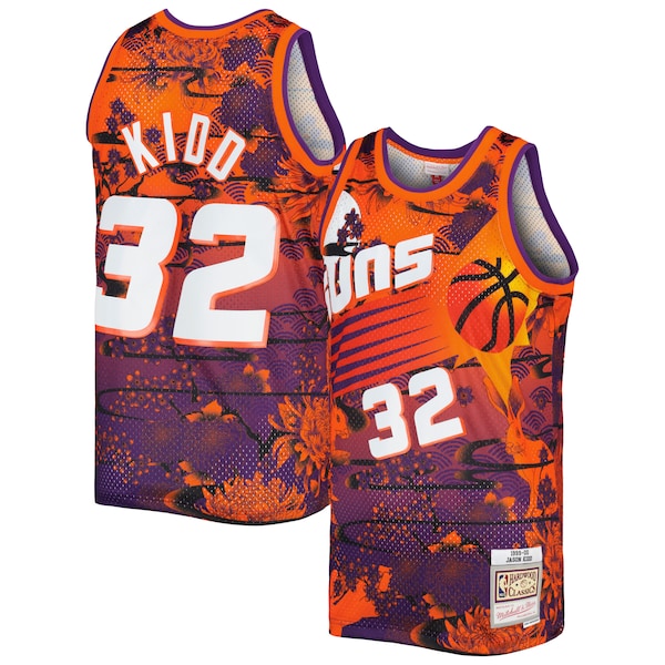 Jason Kidd Phoenix Suns 1999/00 Hardwood Classics Lunar New Year Swingman Jersey - Orange